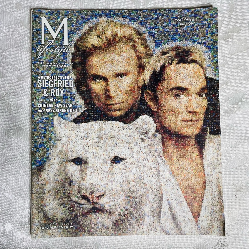 Siegfried and Roy MGM Mirage magazine vol 2 issue 1
